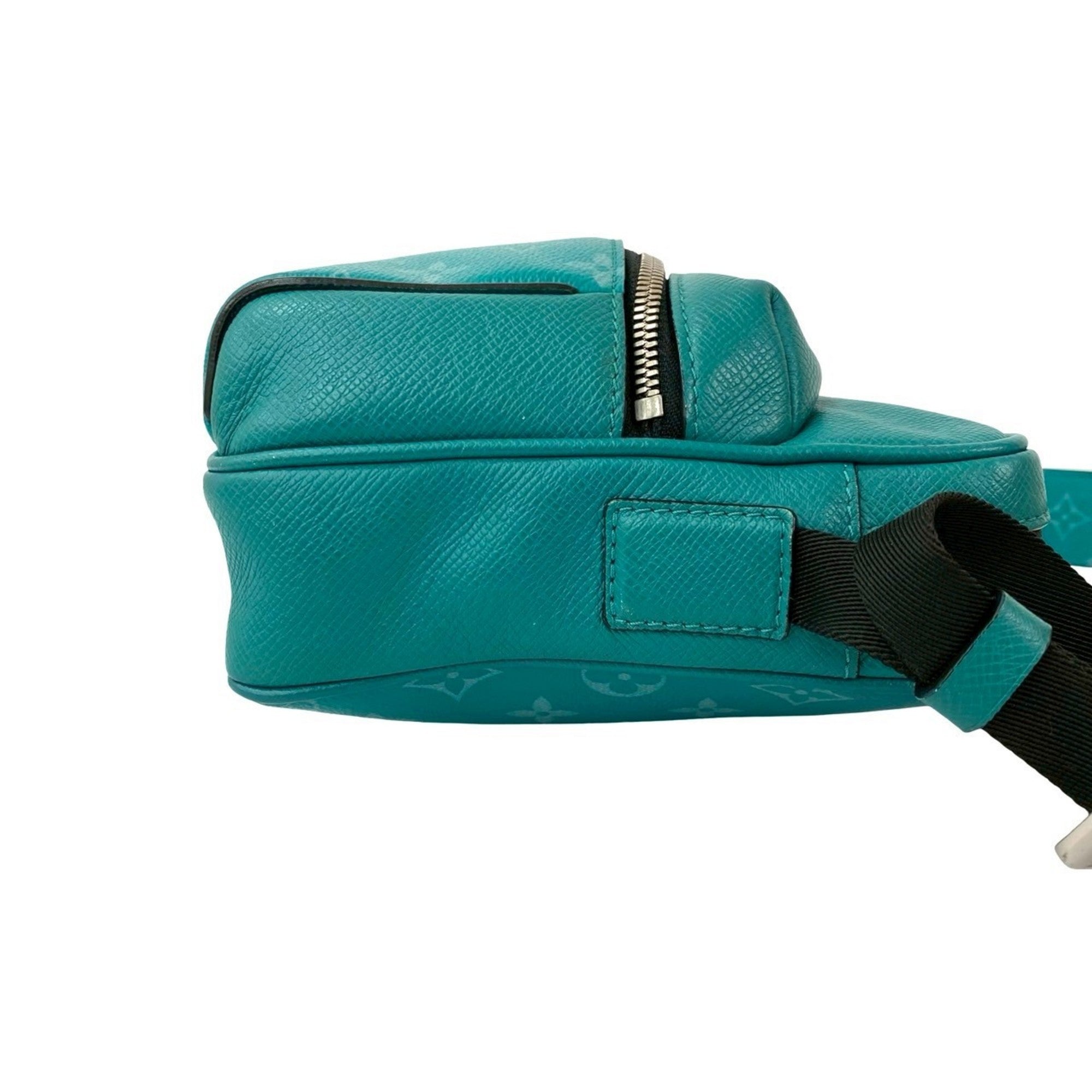 Louis Vuitton Green Leather Shoulder Bag