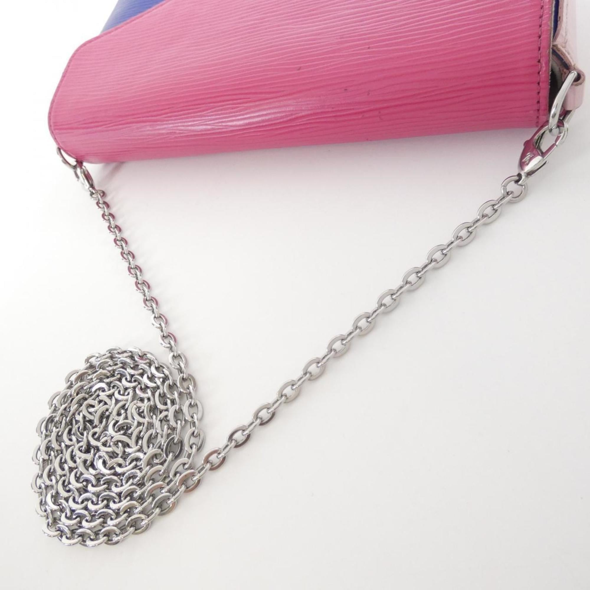 Louis Vuitton Hot Pink Leather Shoulder Bag