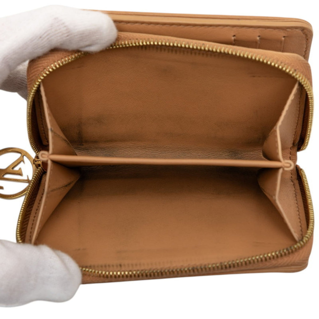 Louis Vuitton Brown Camel Leather Wallet