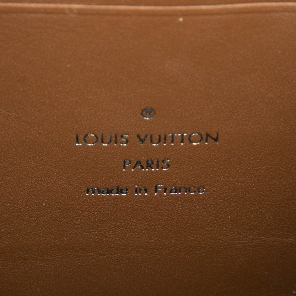 Louis Vuitton Brown Gray Pvc Leather Handbag Shoulder Bag