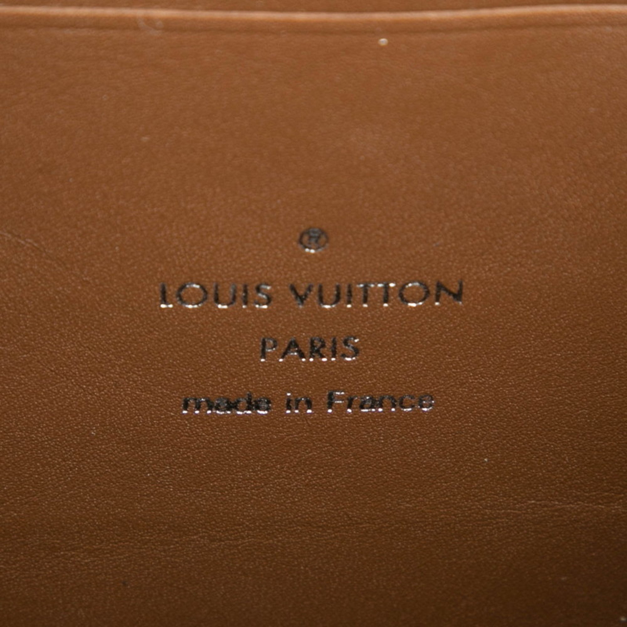 Louis Vuitton Brown Gray Pvc Leather Handbag Shoulder Bag