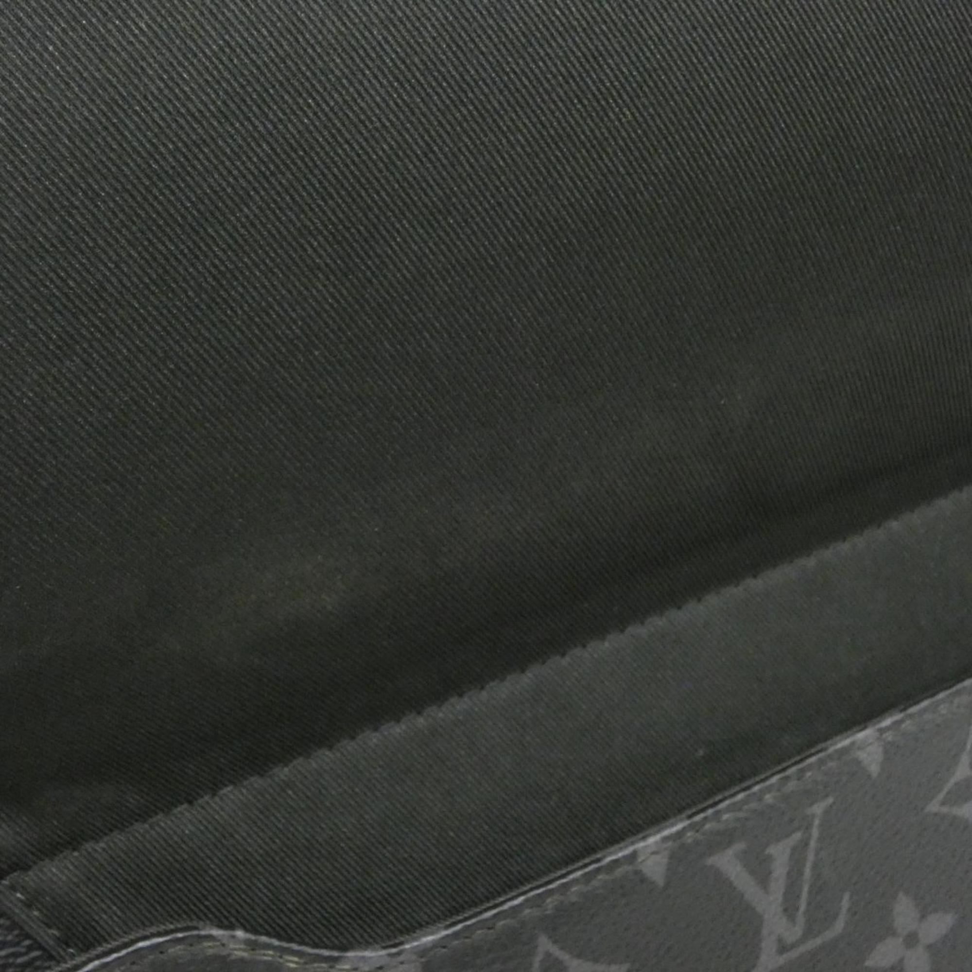 Louis Vuitton Black Coated Canvas Shoulder Bag