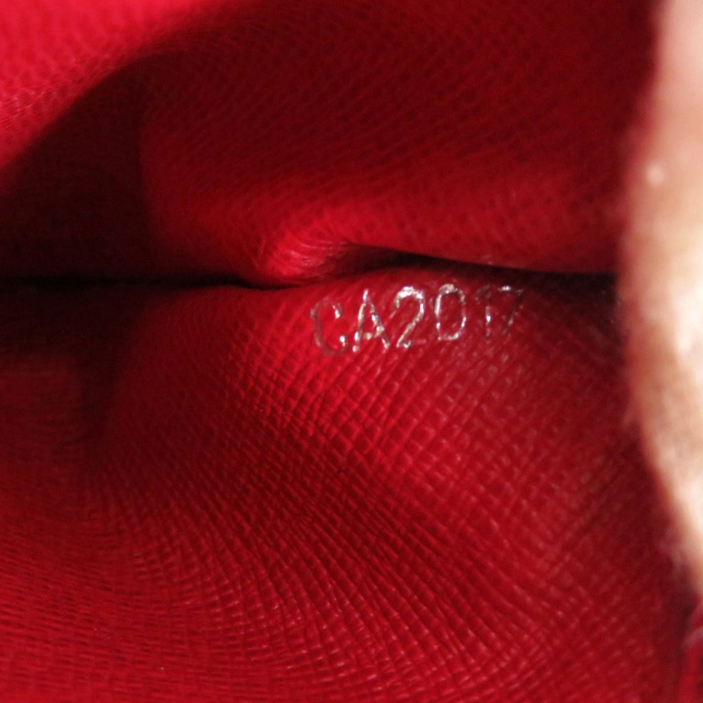Louis Vuitton Epi Castilian Red Epi Leather Long Wallet (Tri-Fold)