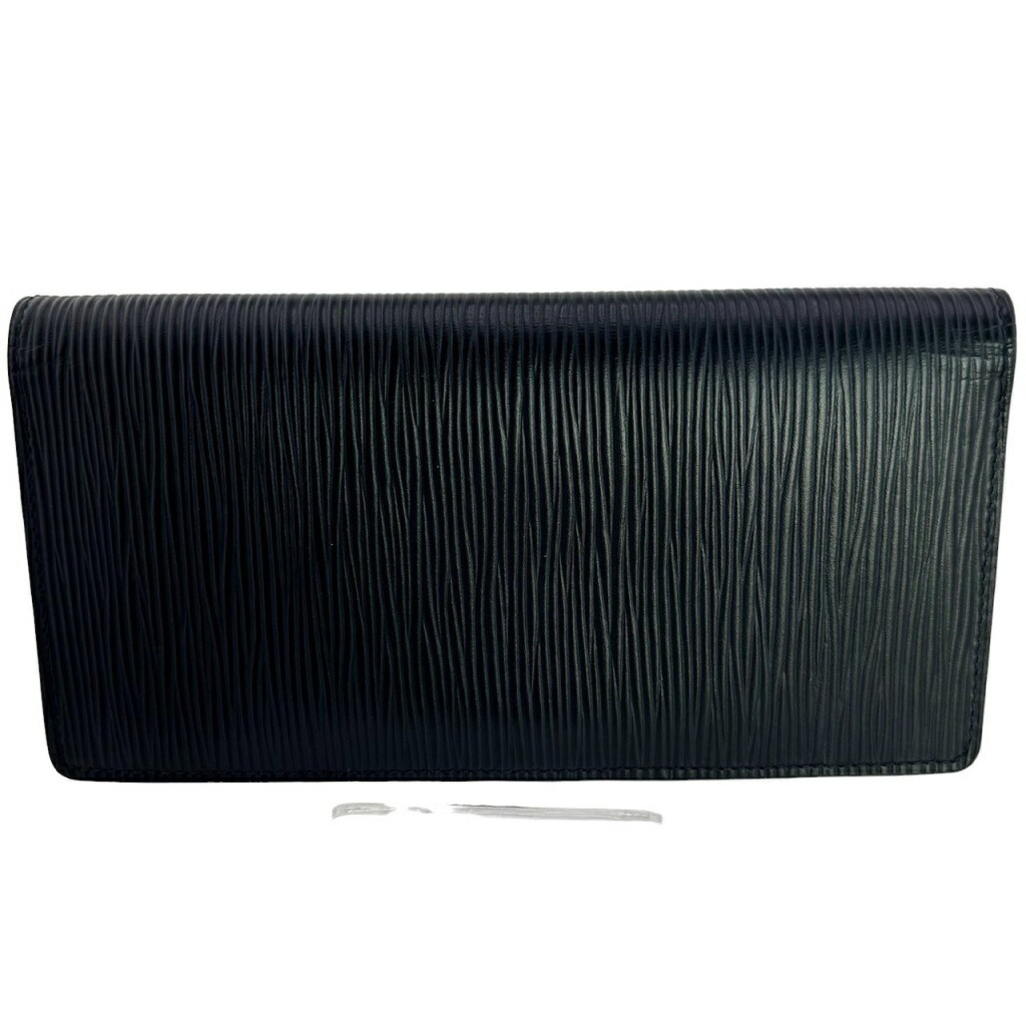 Louis Vuitton Noir Epi Leather Long Wallet