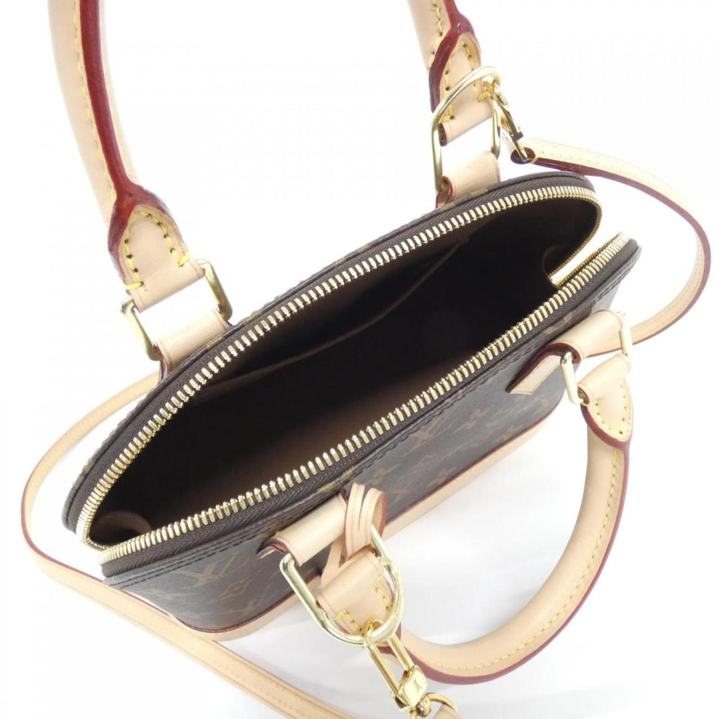 Louis Vuitton Marron Coated Canvas Handbag