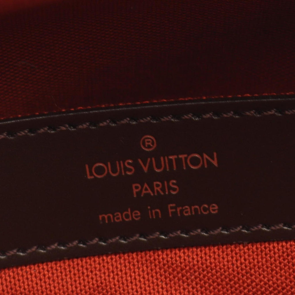 Louis Vuitton Damier Brown Ebene Coated Canvas Leather Shoulder Bag