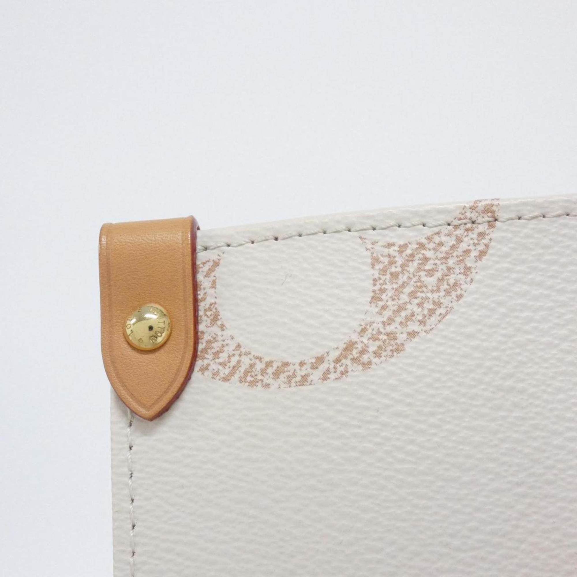 Louis Vuitton Beige Dune Coated Canvas Handbag