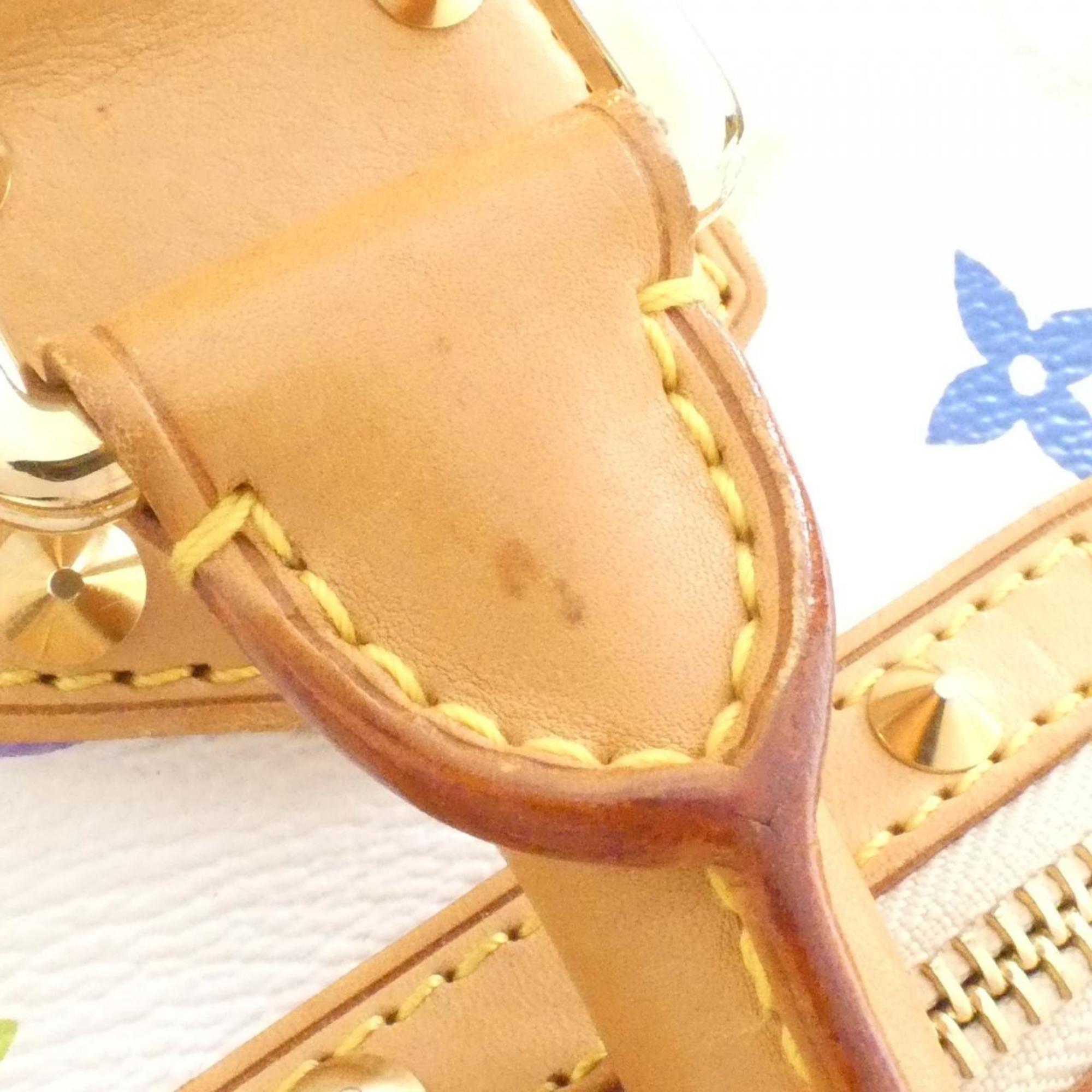 Louis Vuitton White Coated Canvas Handbag