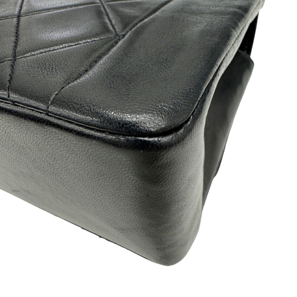 Chanel Matelasse Black Leather Shoulder Bag