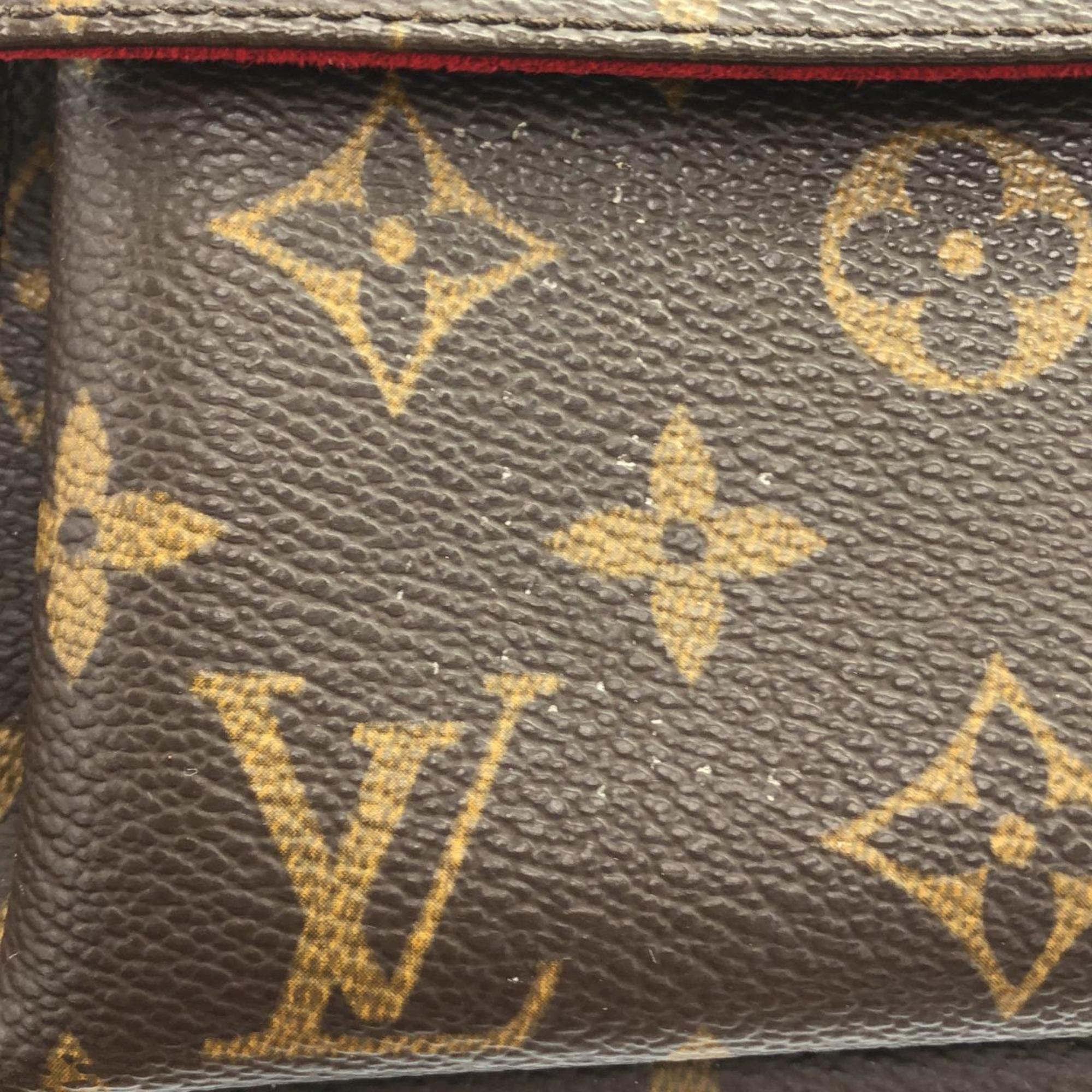 Louis Vuitton Marron Coated Canvas Shoulder Bag