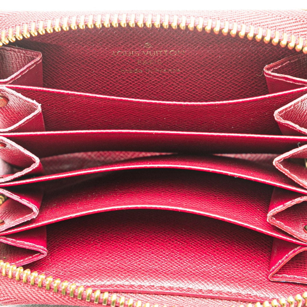 Louis Vuitton Fuchsia Monogram Red Color Pvc Leather Coin Purse/Coin Case