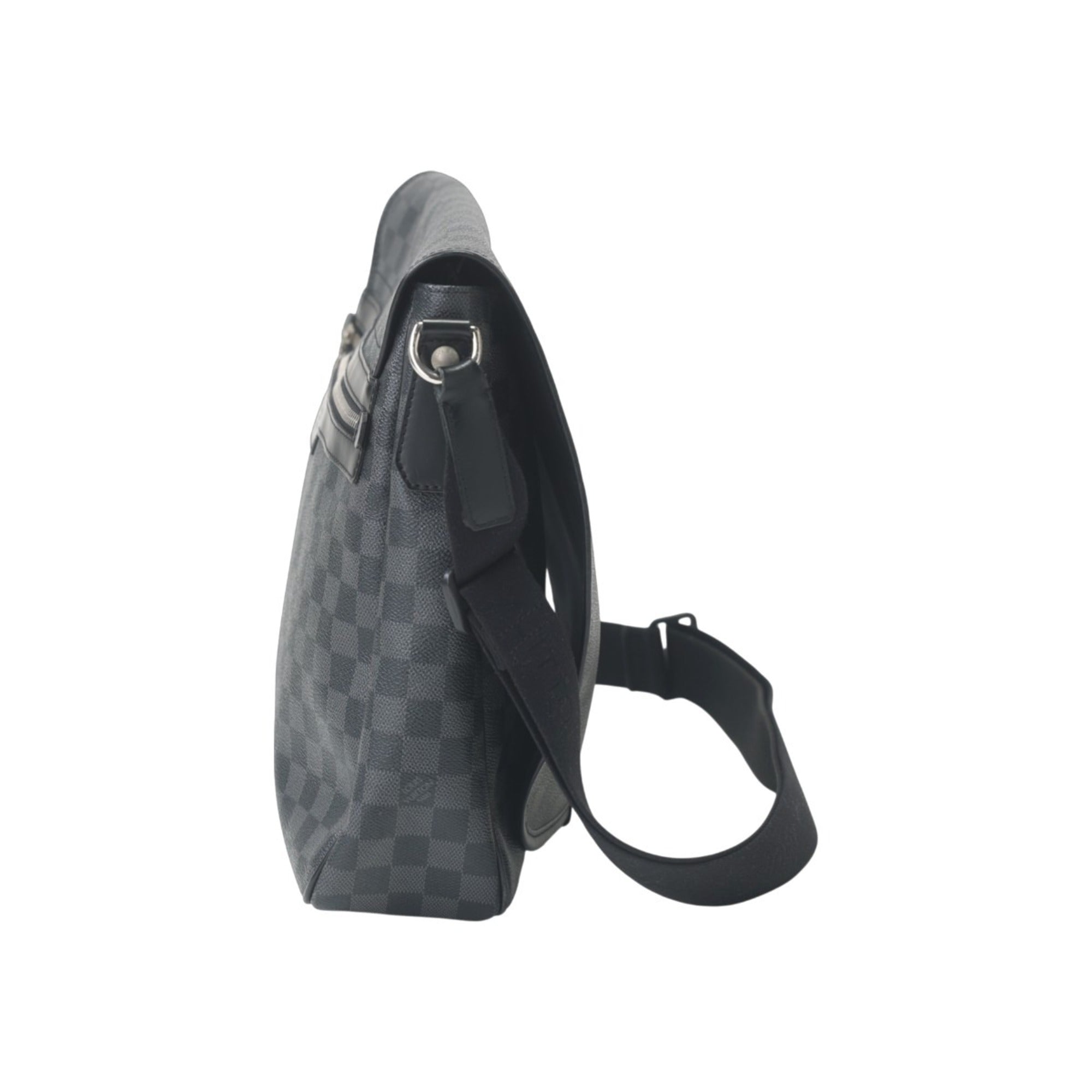 Louis Vuitton Black Damier Graphite Damier Graphite Shoulder Bag