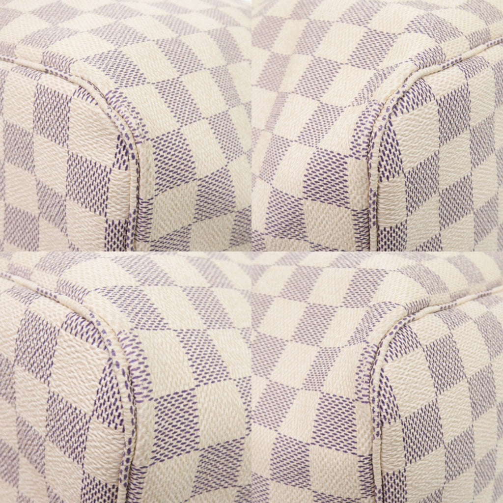 Louis Vuitton White Damier Azur Tote Bag