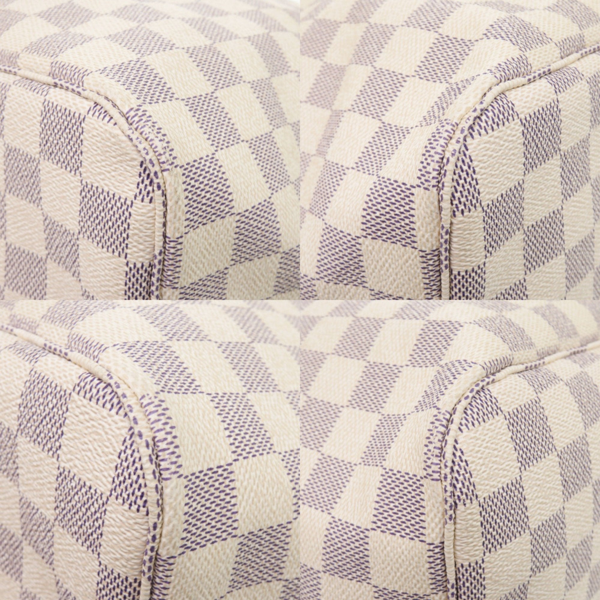 Louis Vuitton White Damier Azur Tote Bag