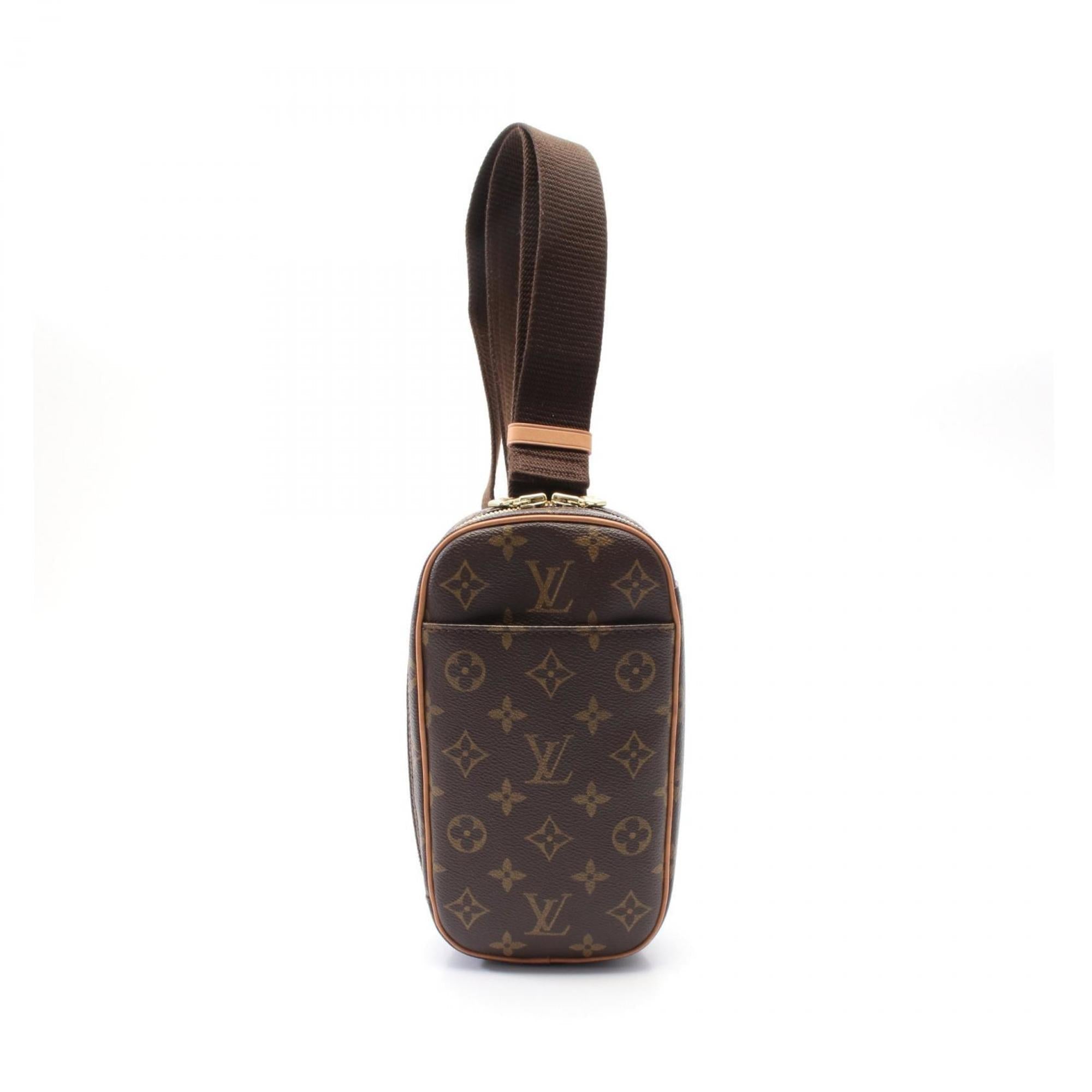 Louis Vuitton Brown Coated Canvas Leather Fanny Pack