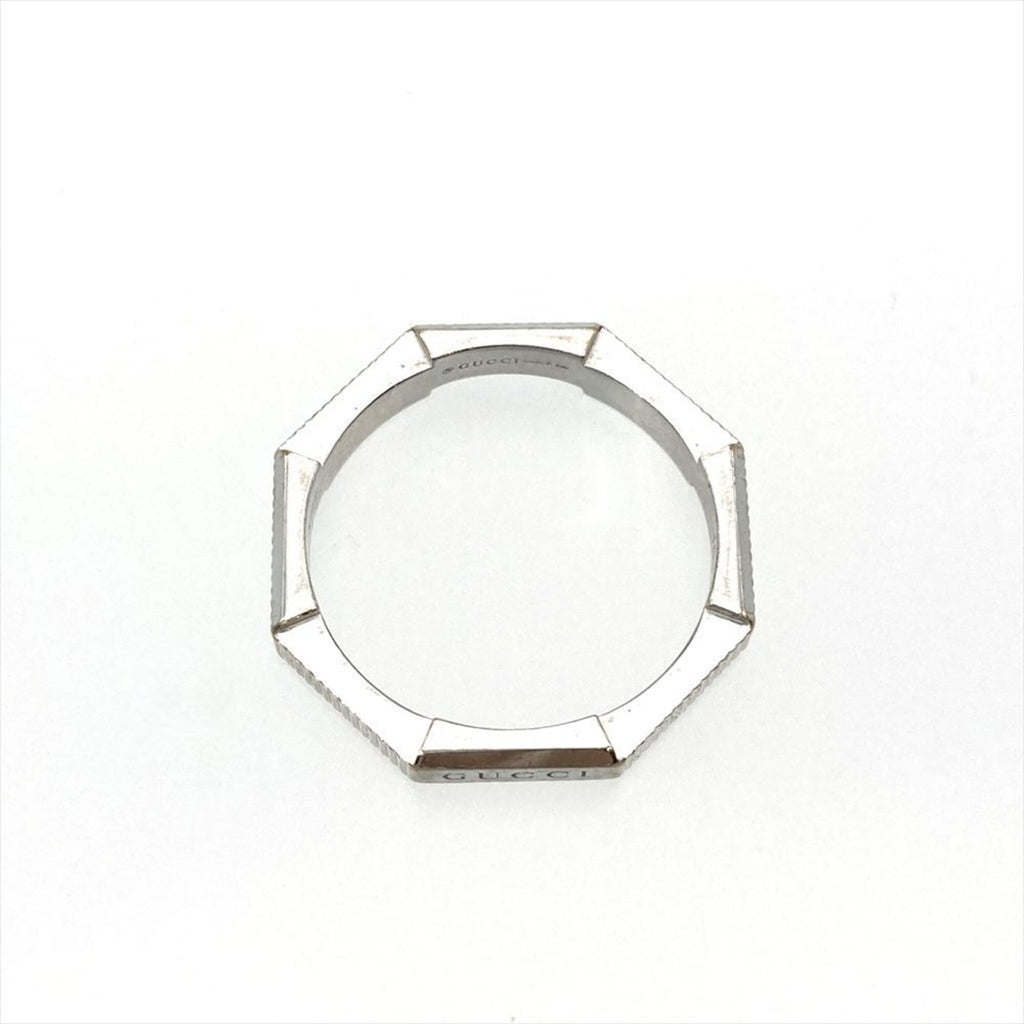 Gucci White Gold (18K) Band Ring (Pre-Owned)