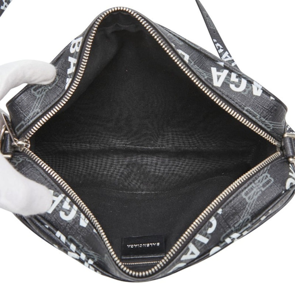 Balenciaga Black Pvc Shoulder