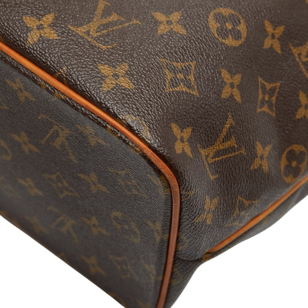 Louis Vuitton Brown Pvc Leather Handbag Shoulder Bag
