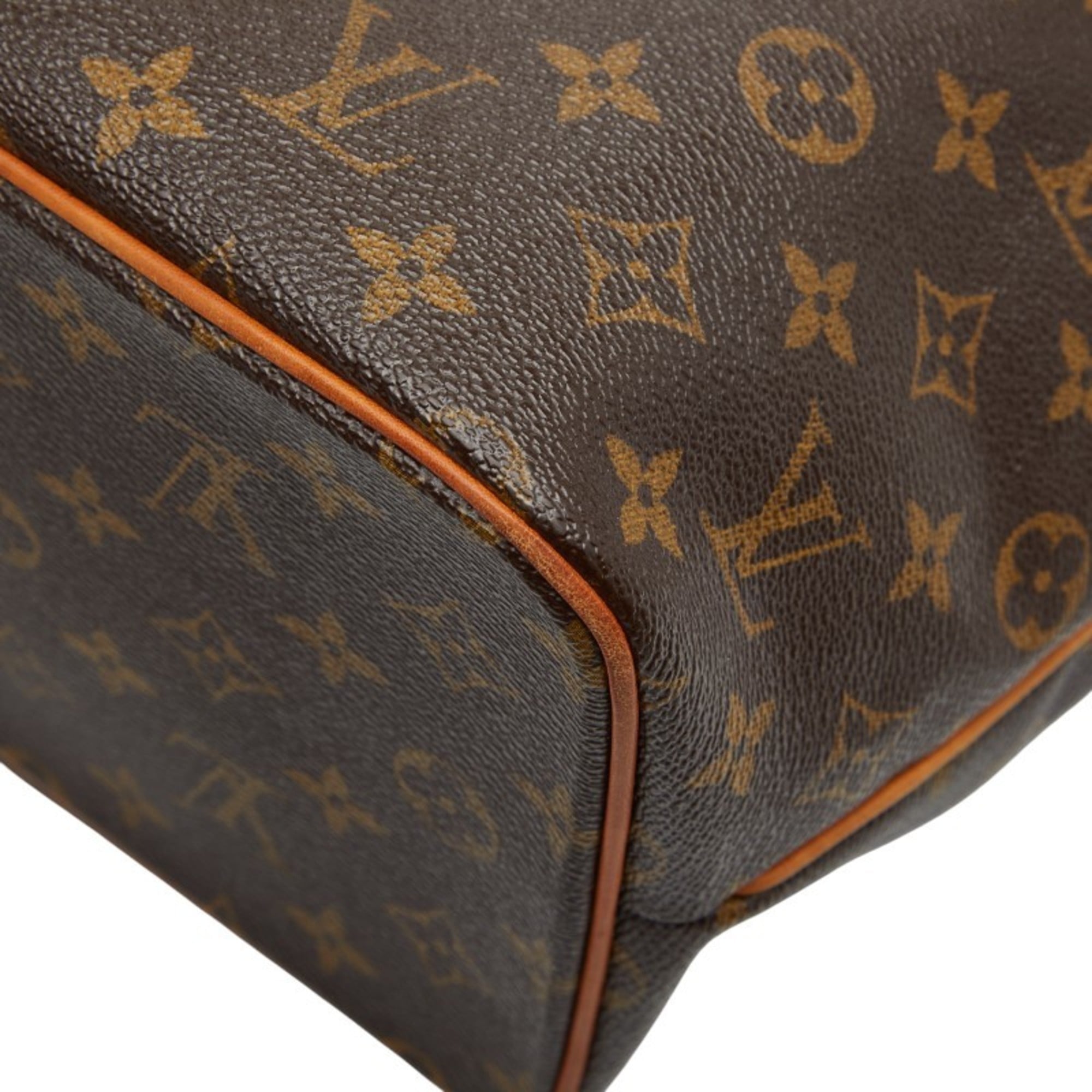 Louis Vuitton Brown Pvc Leather Handbag Shoulder Bag