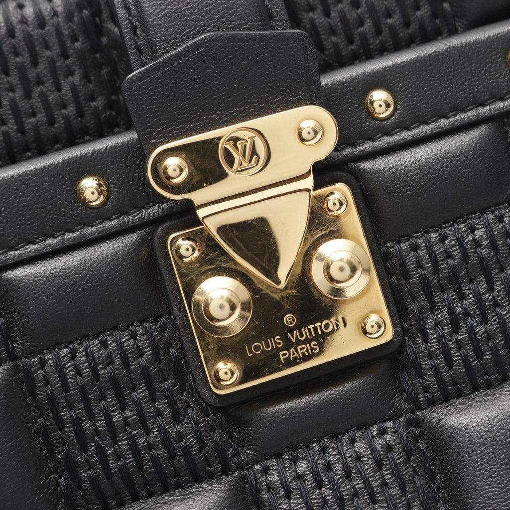 Louis Vuitton Black Noir Leather Handbag