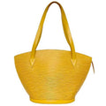 Louis Vuitton Epi Yellow Epi Leather Handbag Tote Bag