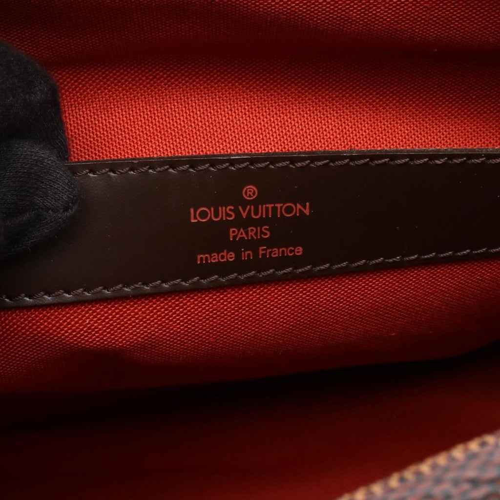 Louis Vuitton Brown Damier Canvas Ebene Coated Canvas Leather Shoulder Bag