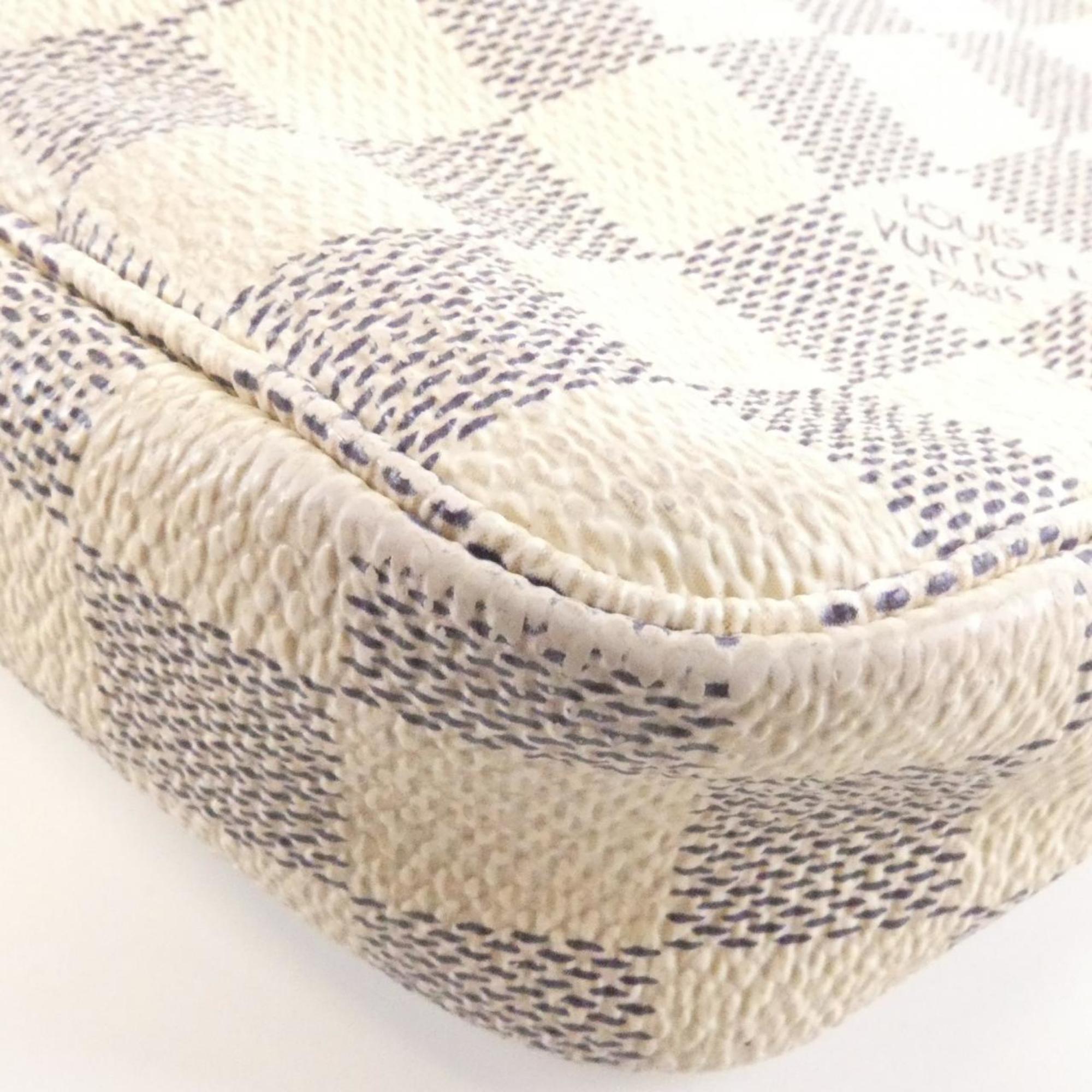 Louis Vuitton Azur Coated Canvas Pochette Pouch