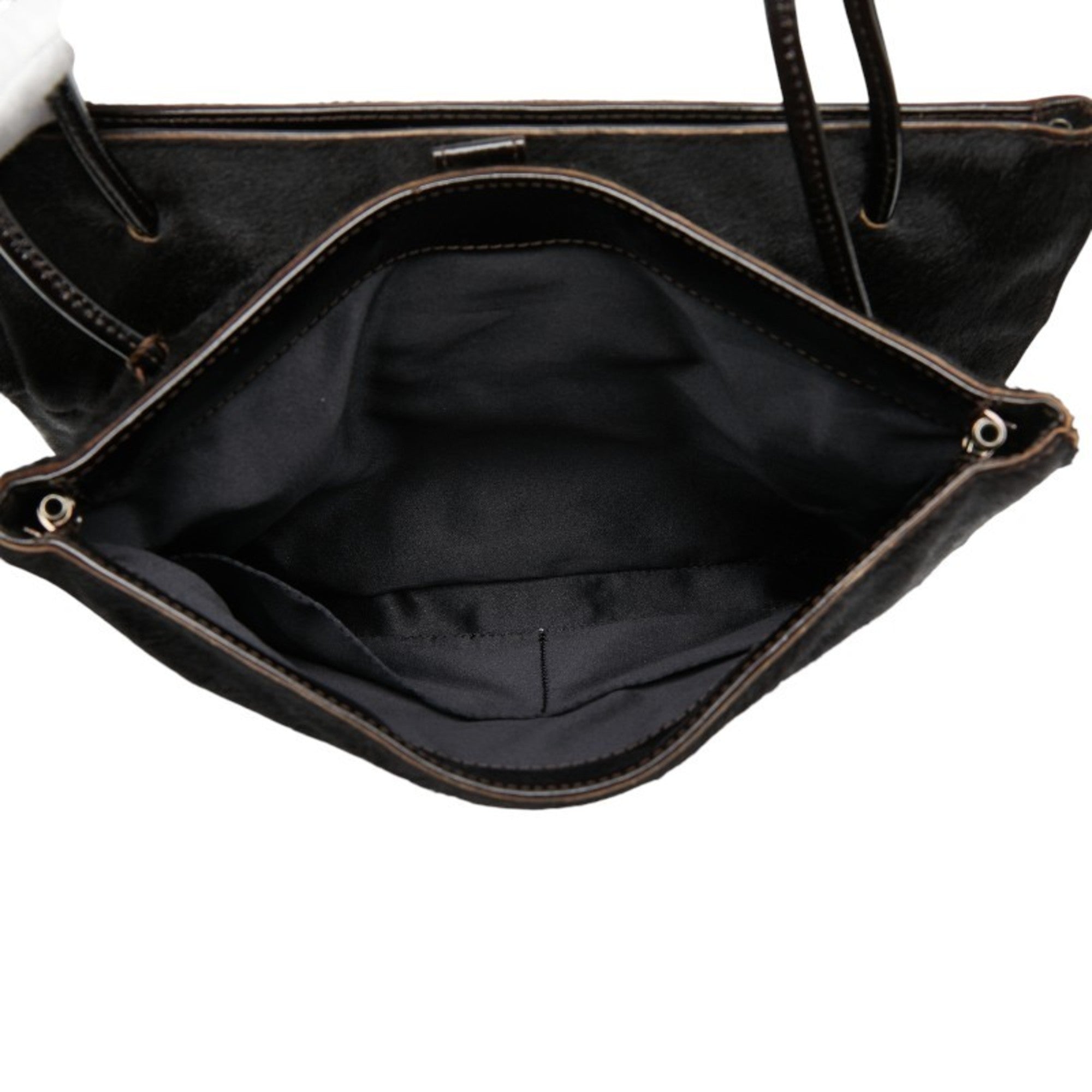Bottega Veneta Black Patent Leather Leather Handbag