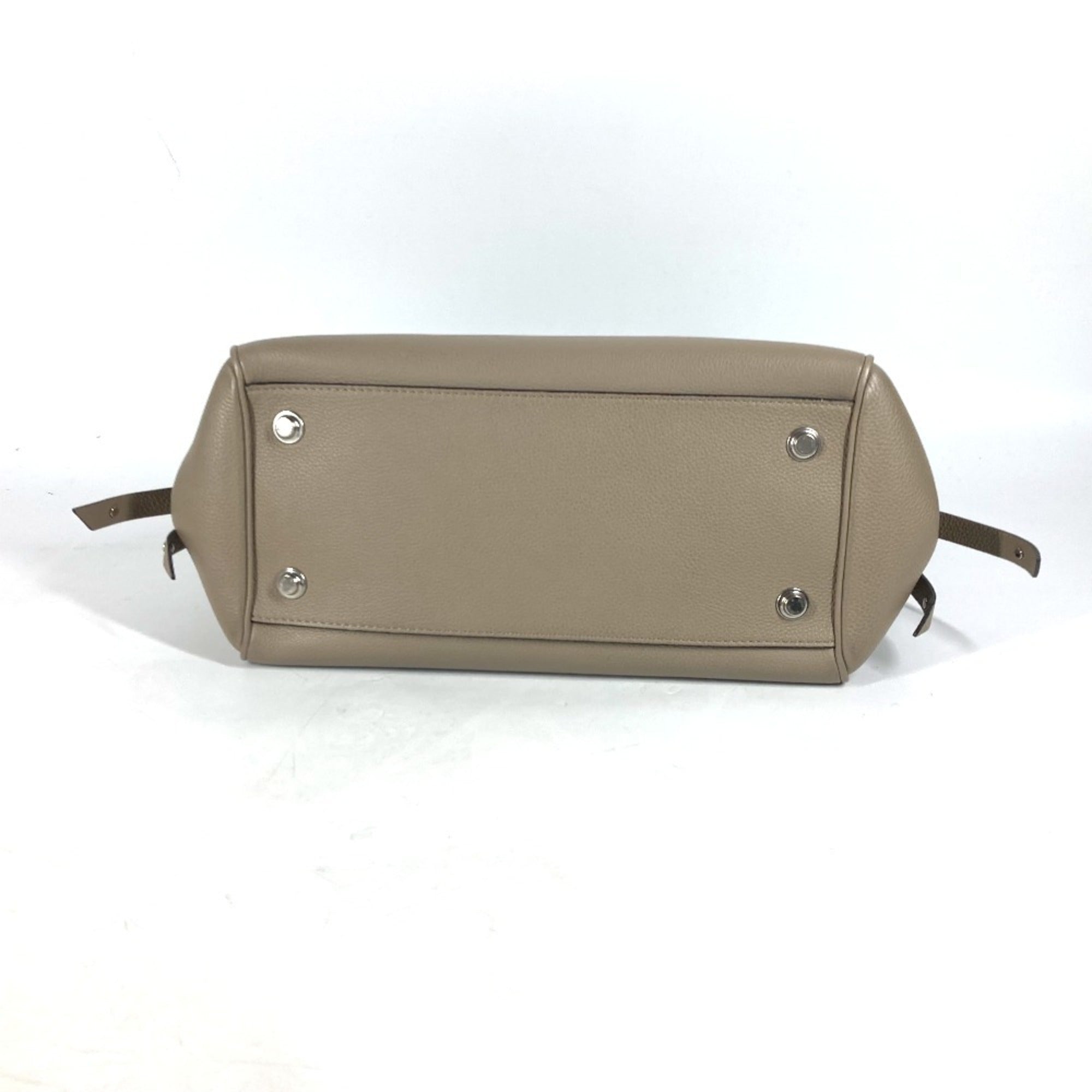 Louis Vuitton Gray Tourterelle Leather Handbag Shoulder Bag Tote Bag