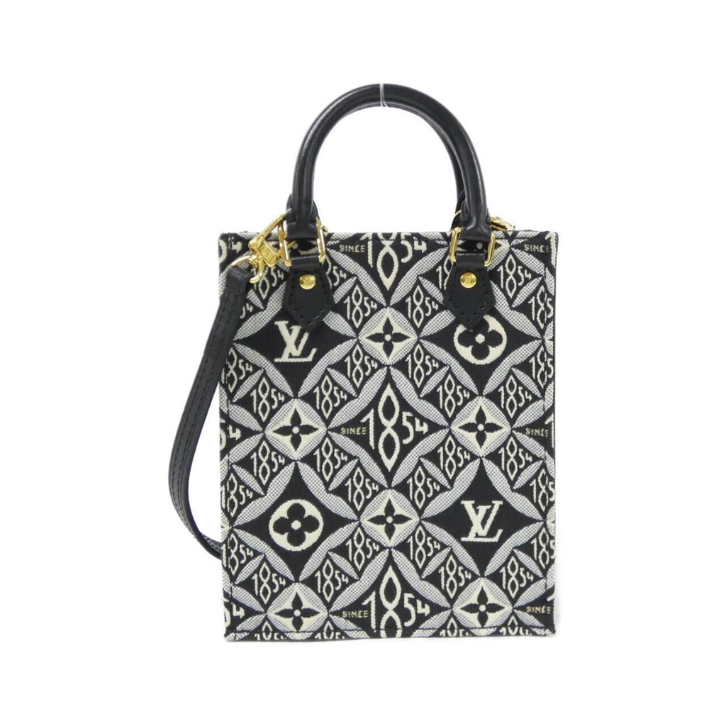 Louis Vuitton Black Jacquard Handbag