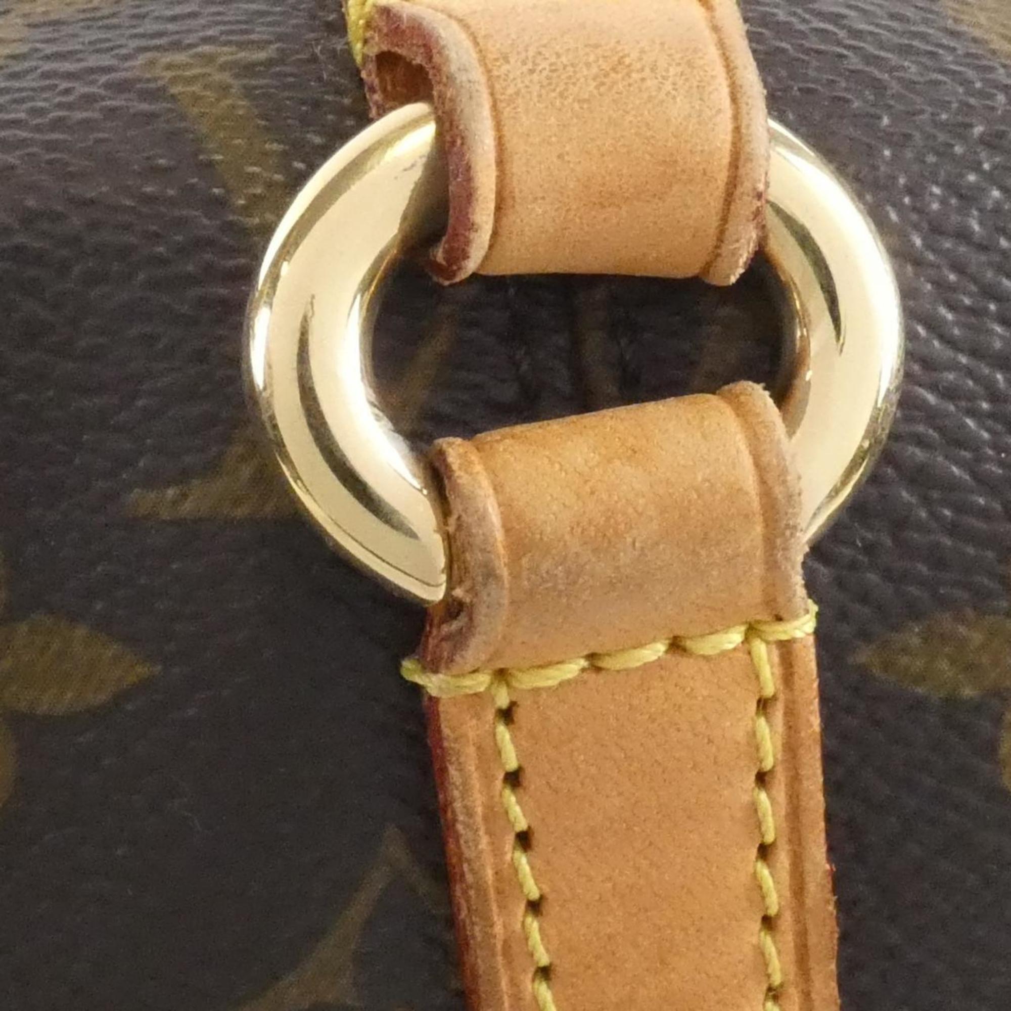 Louis Vuitton Marron Coated Canvas Handbag