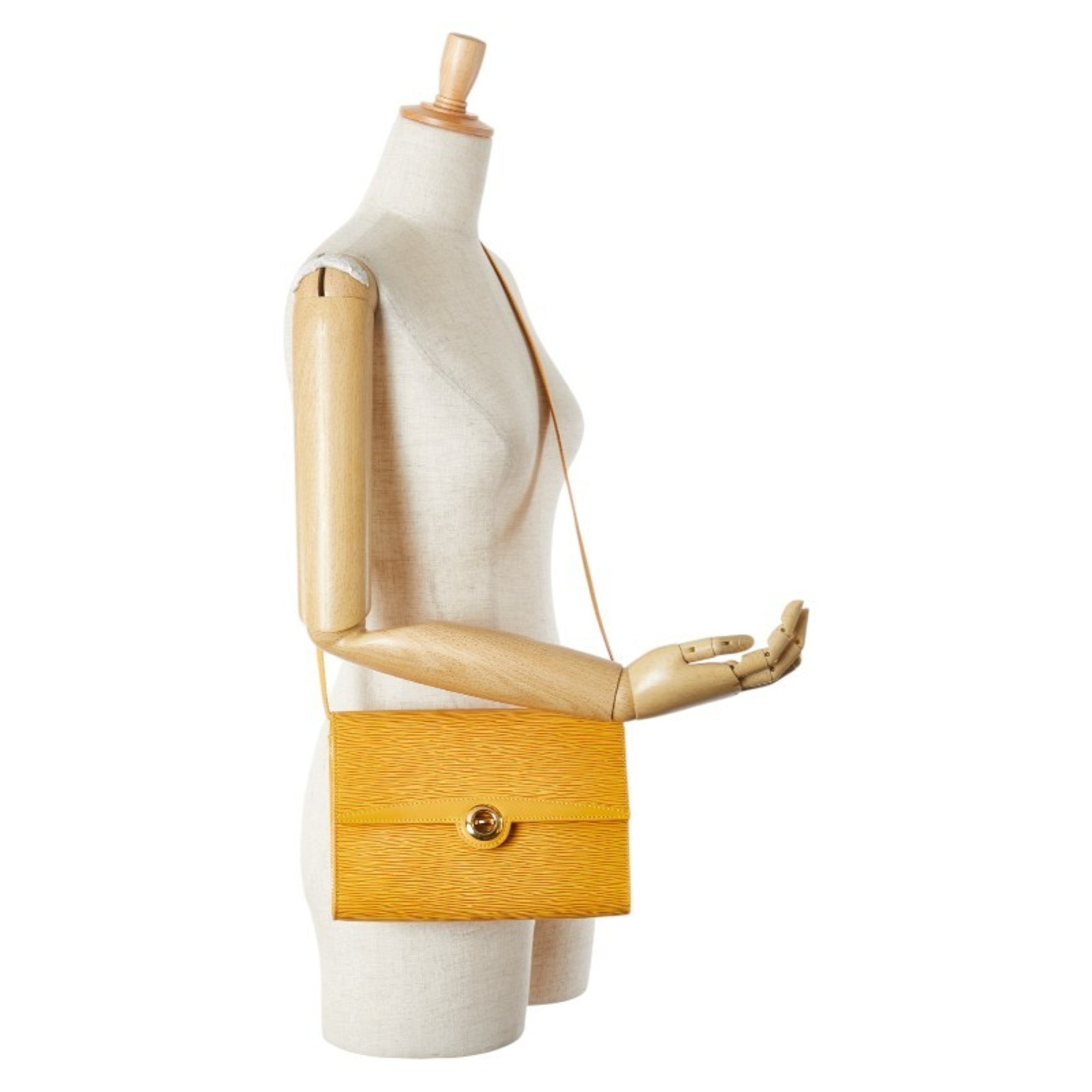 Louis Vuitton Yellow Leather Shoulder Bag