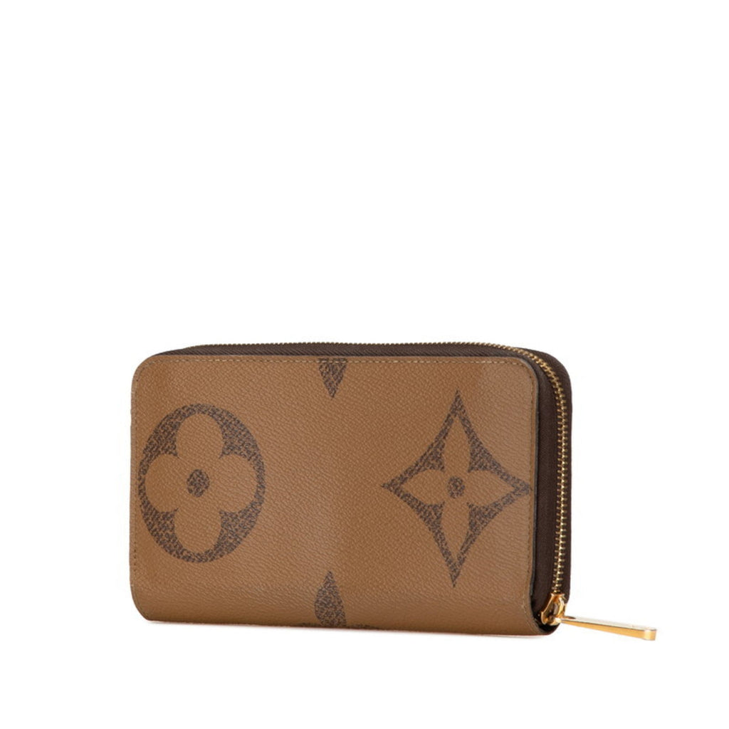 Louis Vuitton Brown Pvc Leather Long Wallet