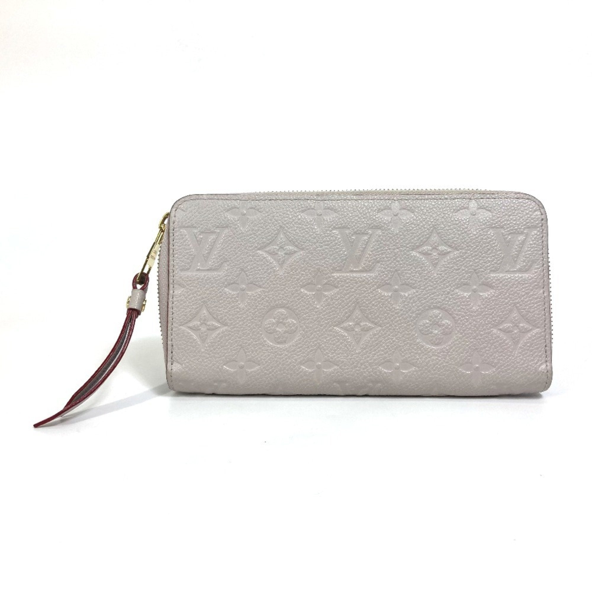 Louis Vuitton Monogram Empreinte Gray Monogram Empreinte Long Wallet