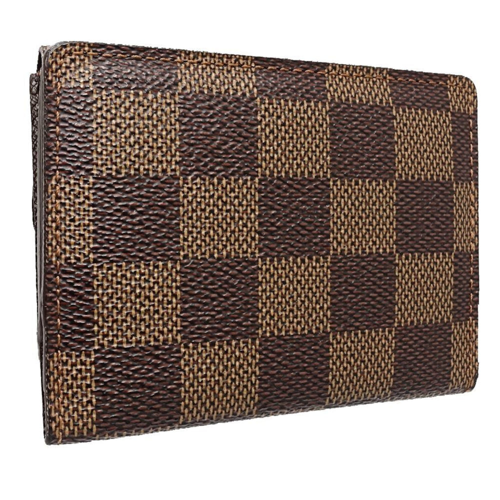 Louis Vuitton Damier Canvas Ebene Damier Canvas Wallet