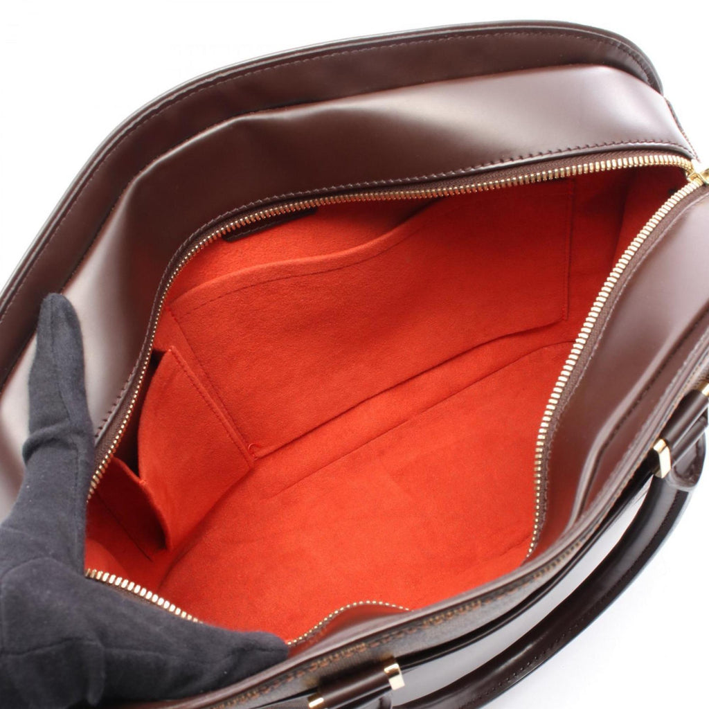 Louis Vuitton Brown Ebene Coated Canvas Leather Handbag