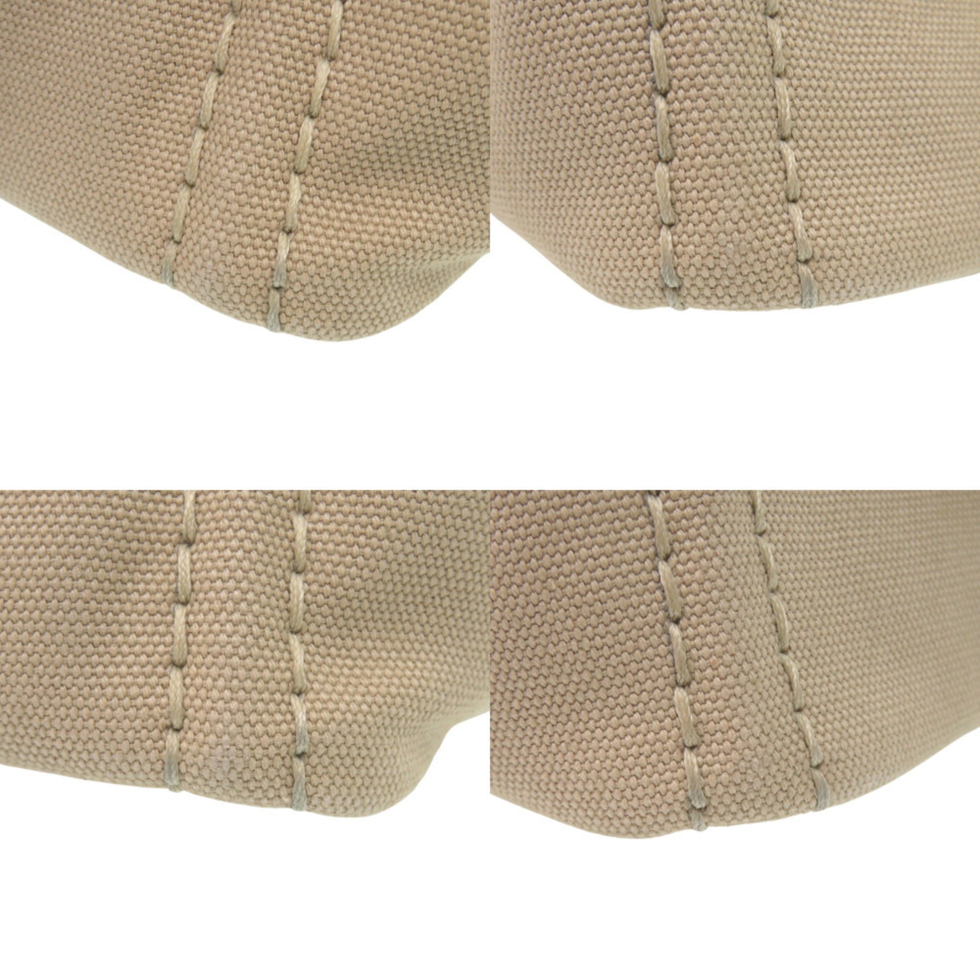 Prada Beige Canvas Tote Bag