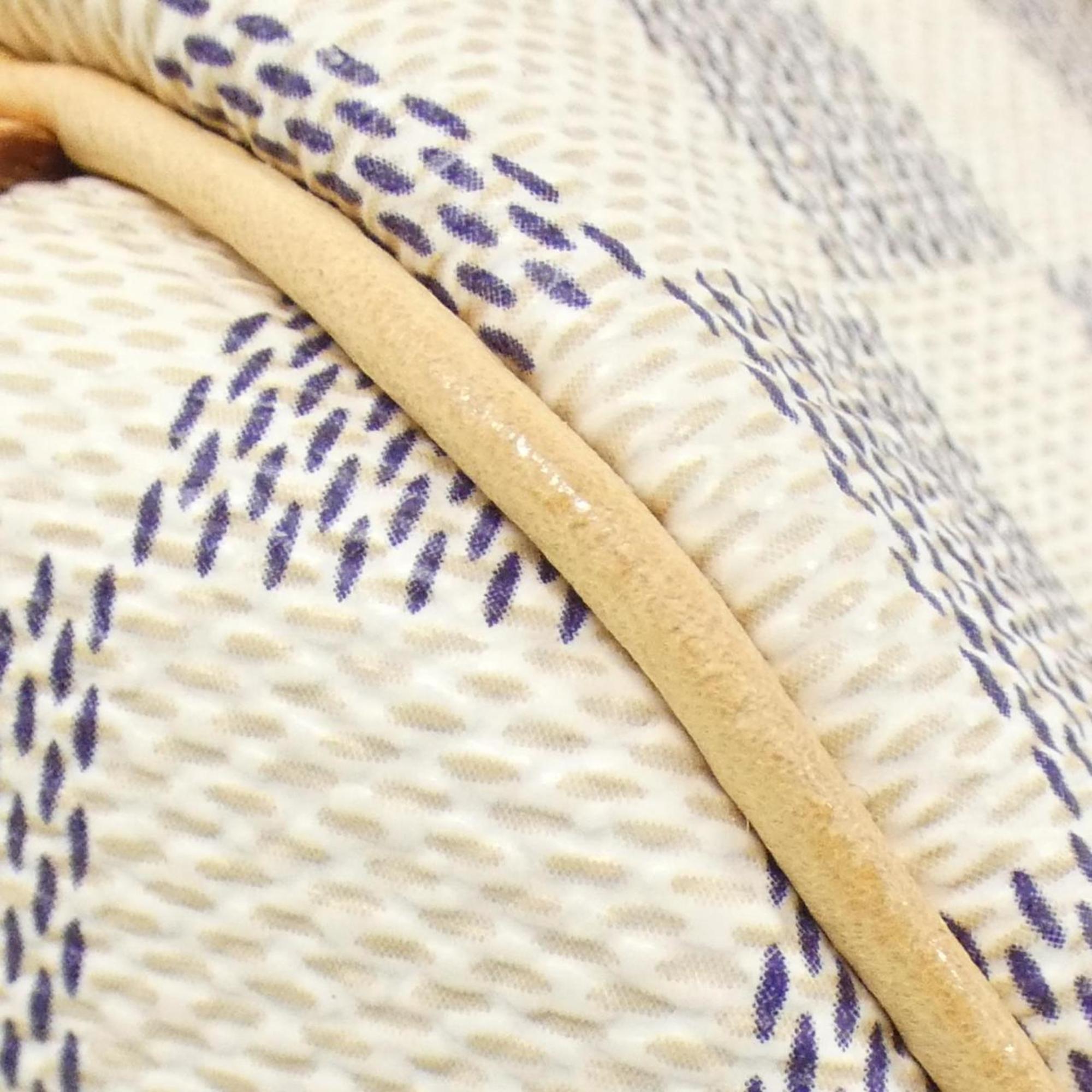Louis Vuitton Azur Coated Canvas Boston Bag