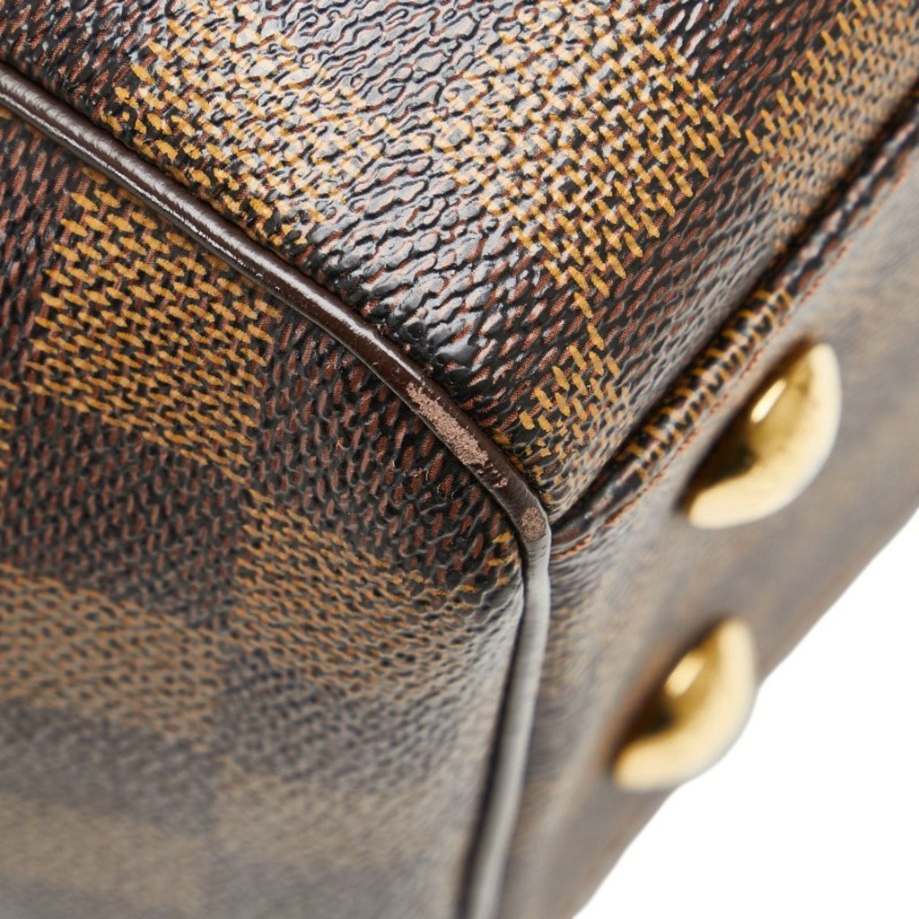 Louis Vuitton Damier Brown Pvc Leather Handbag Shoulder Bag