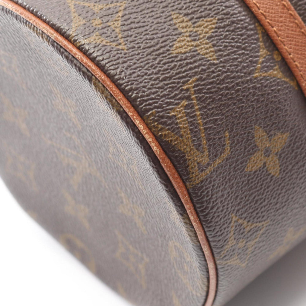 Louis Vuitton Brown Monogram Coated Canvas Leather Handbag