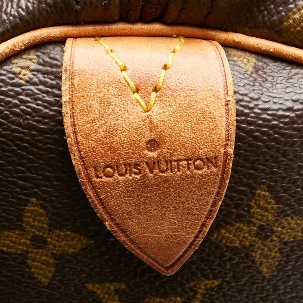 Louis Vuitton Brown Pvc Leather Boston Bag