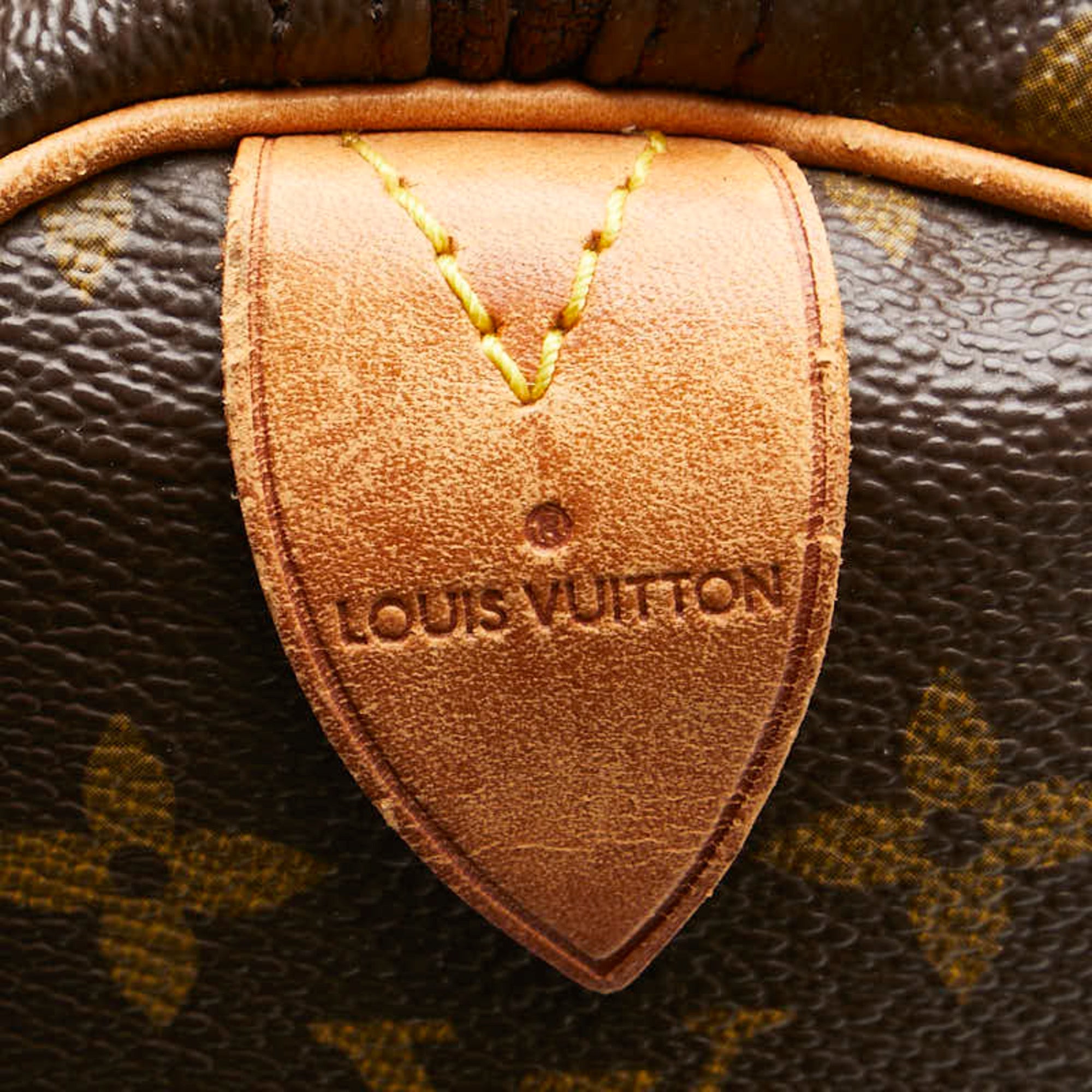 Louis Vuitton Brown Pvc Leather Boston Bag