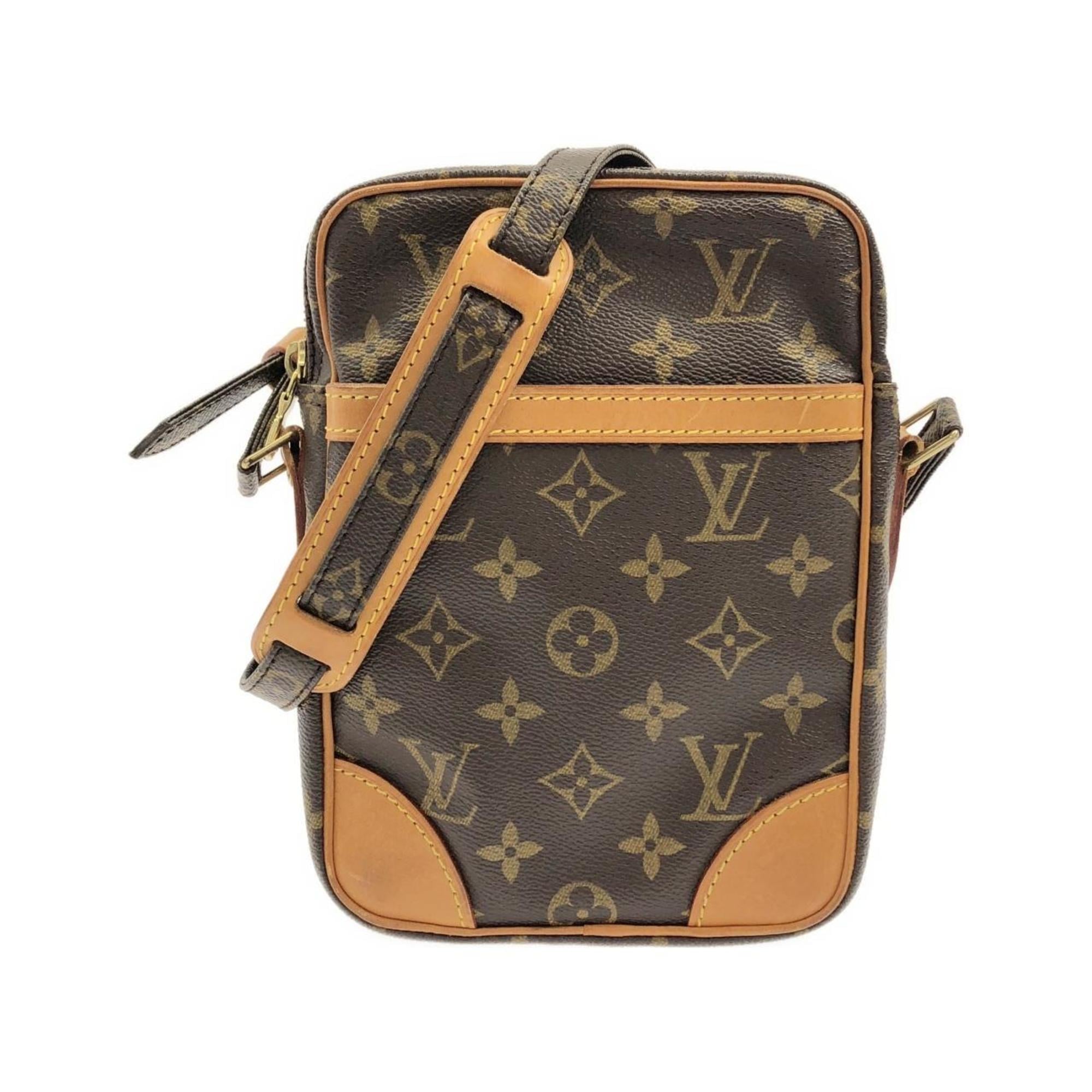 Louis Vuitton Marron Coated Canvas Shoulder Bag