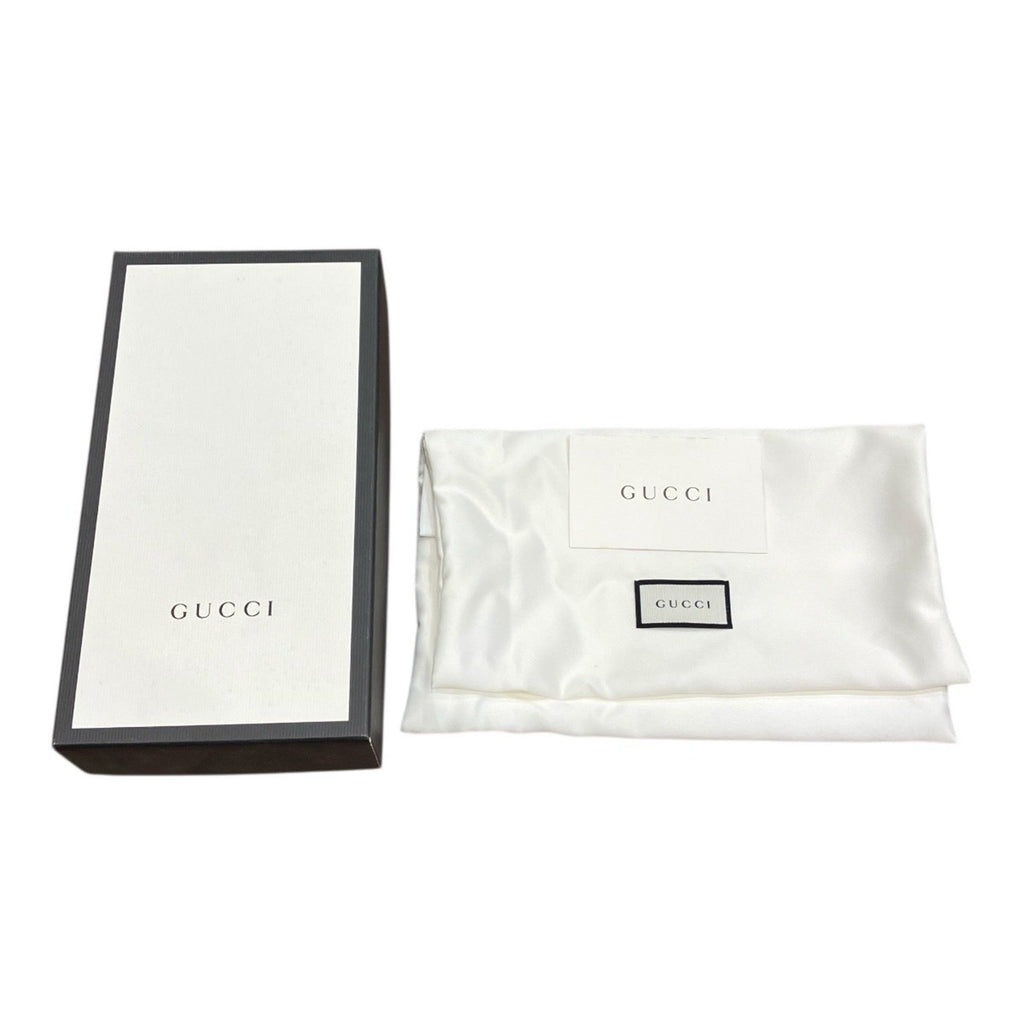 Gucci Beige Pink Gg Supreme Canvas Long Wallet (Bi-Fold) (Pre-Owned)