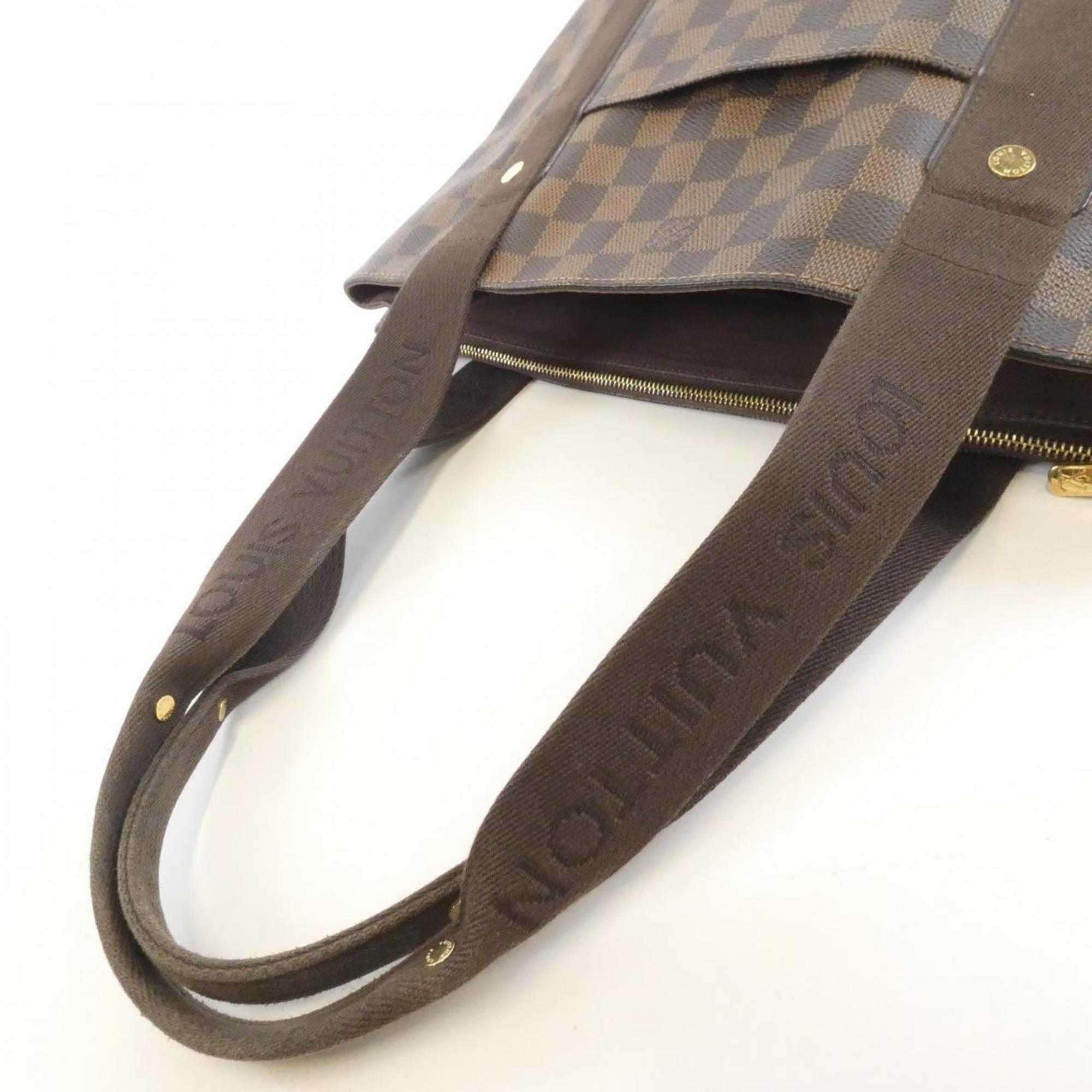 Louis Vuitton Brown Coated Canvas Handbag