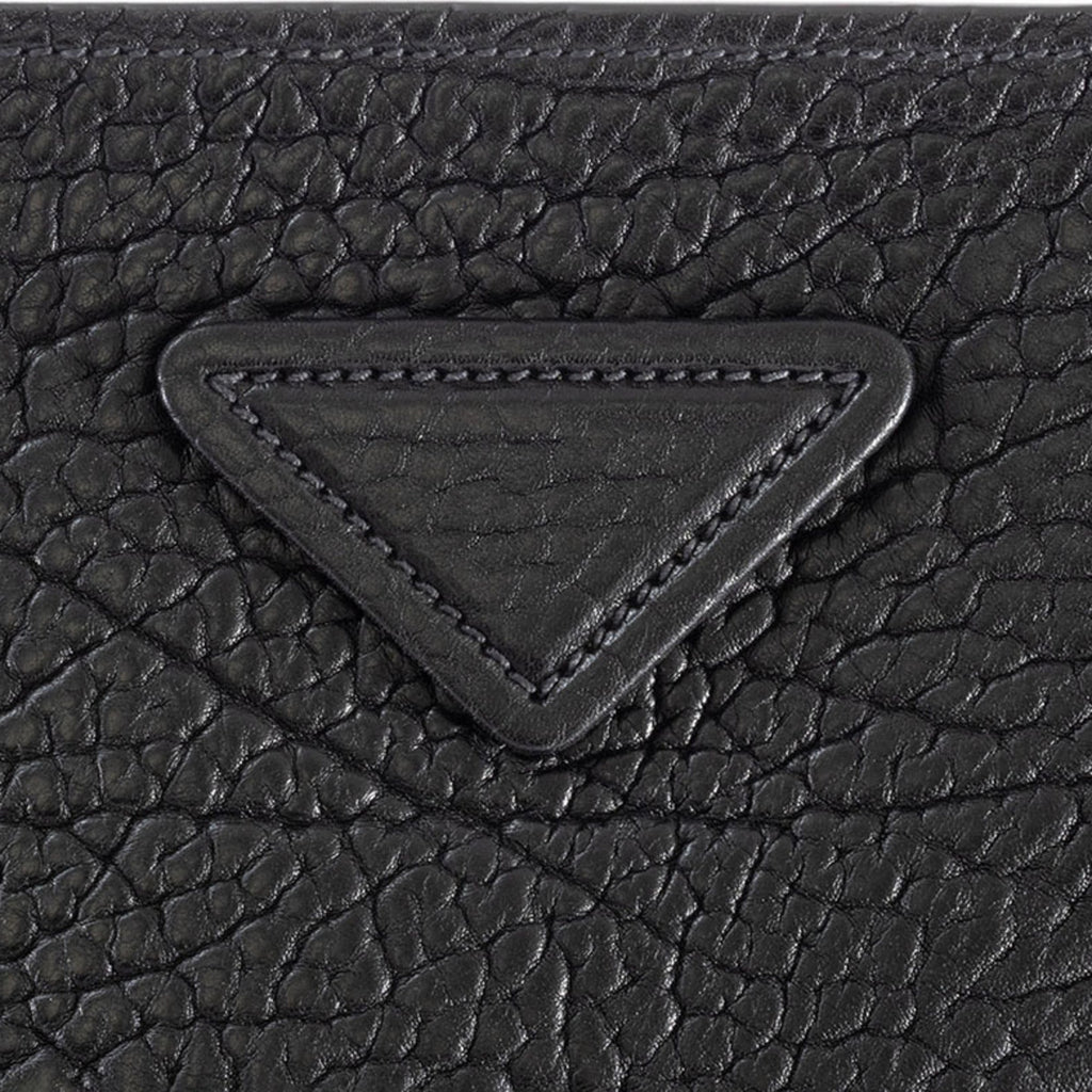 Prada Black Leather Shoulder Bag Tote Bag