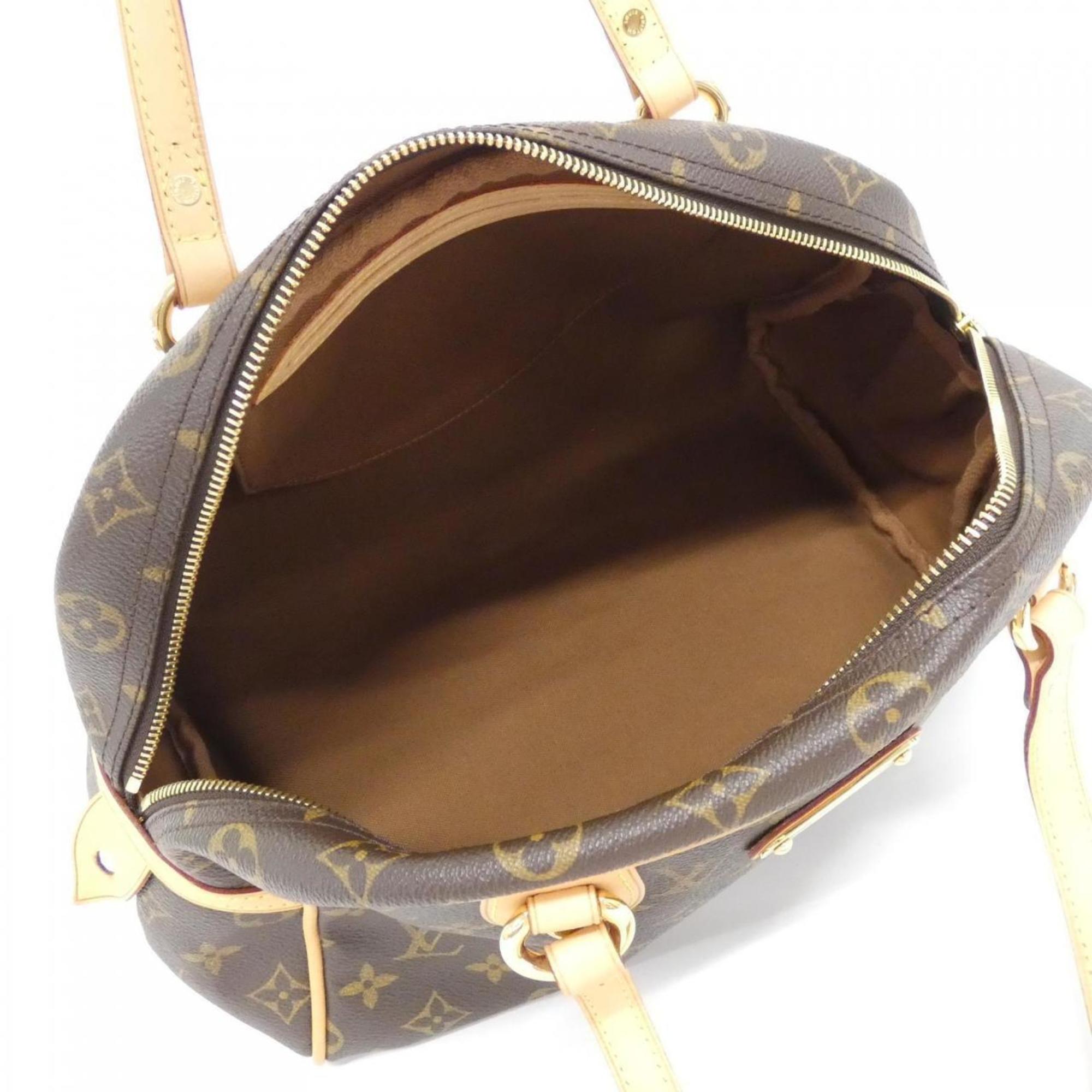 Louis Vuitton Marron Coated Canvas Shoulder Bag