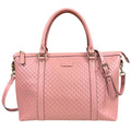 Gucci Pink Leather Shoulder Bag (Pre-Owned)