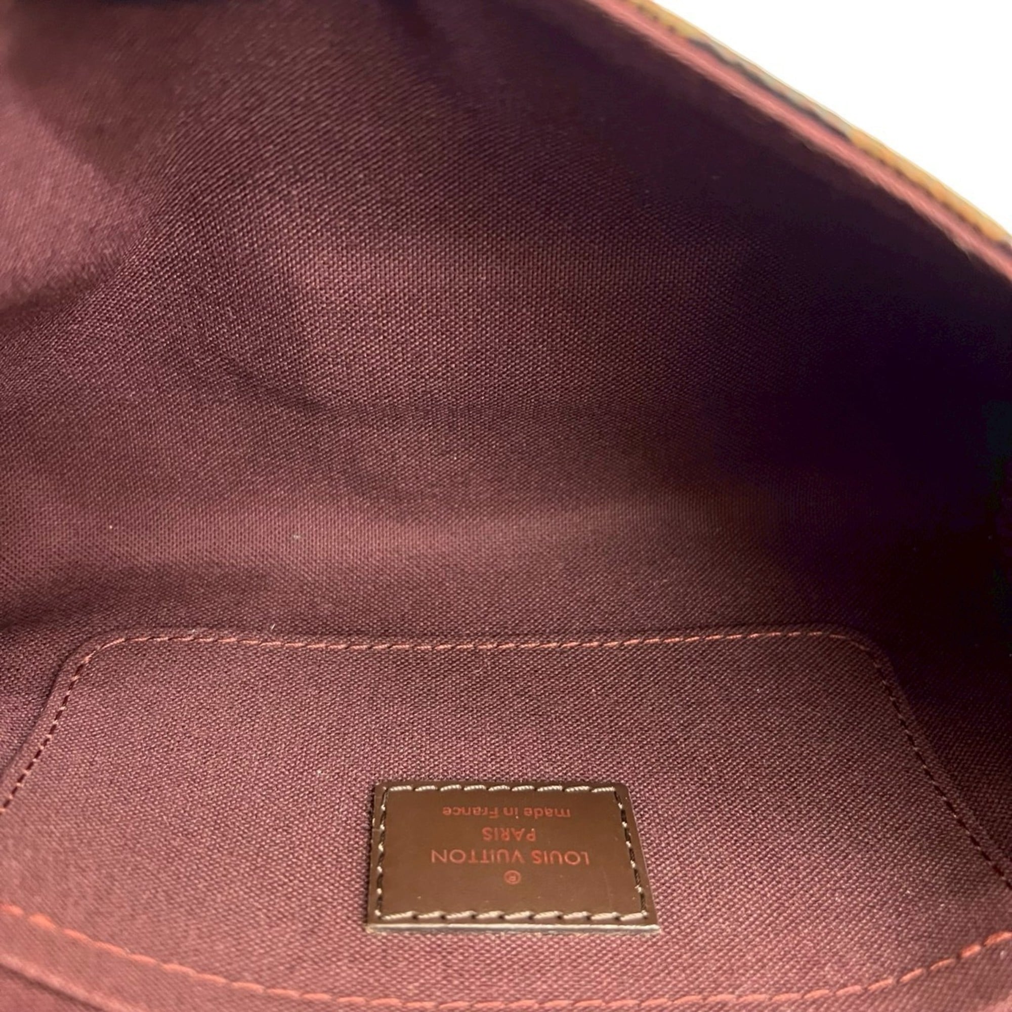 Louis Vuitton Brown Leather Pvc Pochette Shoulder Bag
