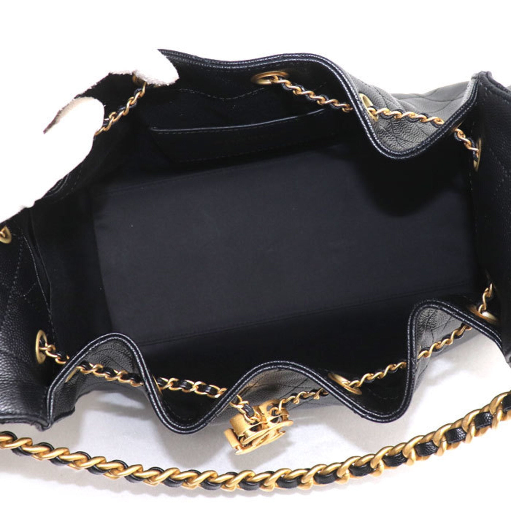 Chanel Black Leather Shoulder Bag